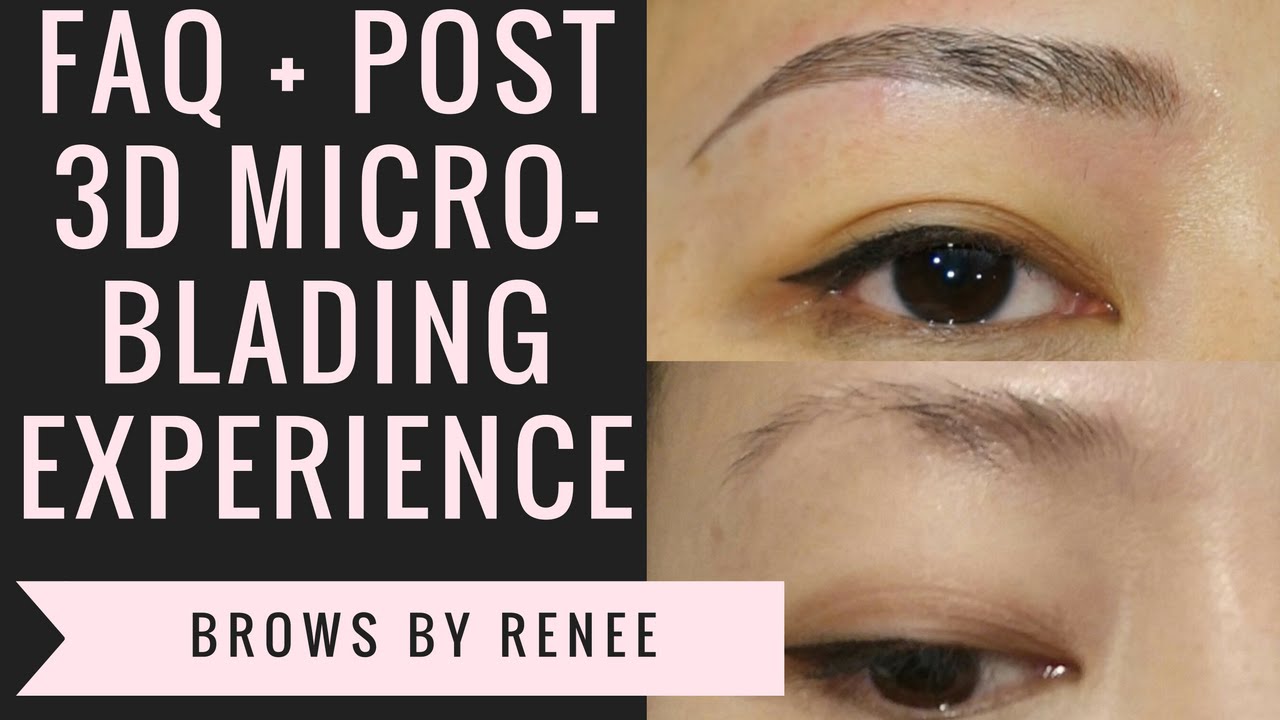 3D Eyebrows Microblading | FAQ & After Care