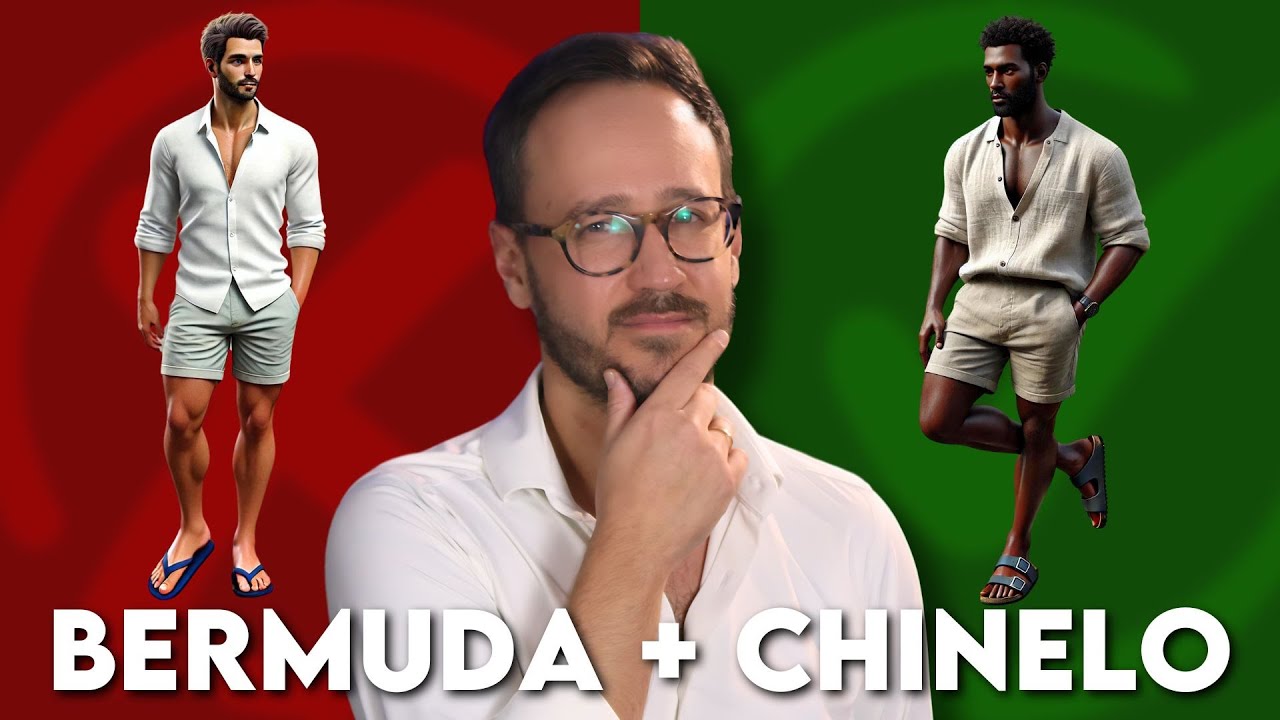 Dá para ficar ELEGANTE com CHINELO e BERMUDA?