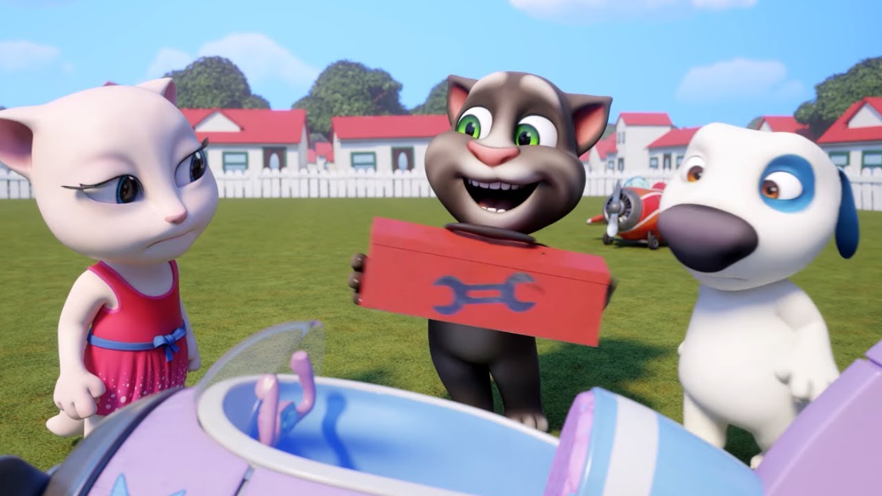 Avión roto de Angela | Talking Tom Shorts | Dibujos animados | WildBrain en Español