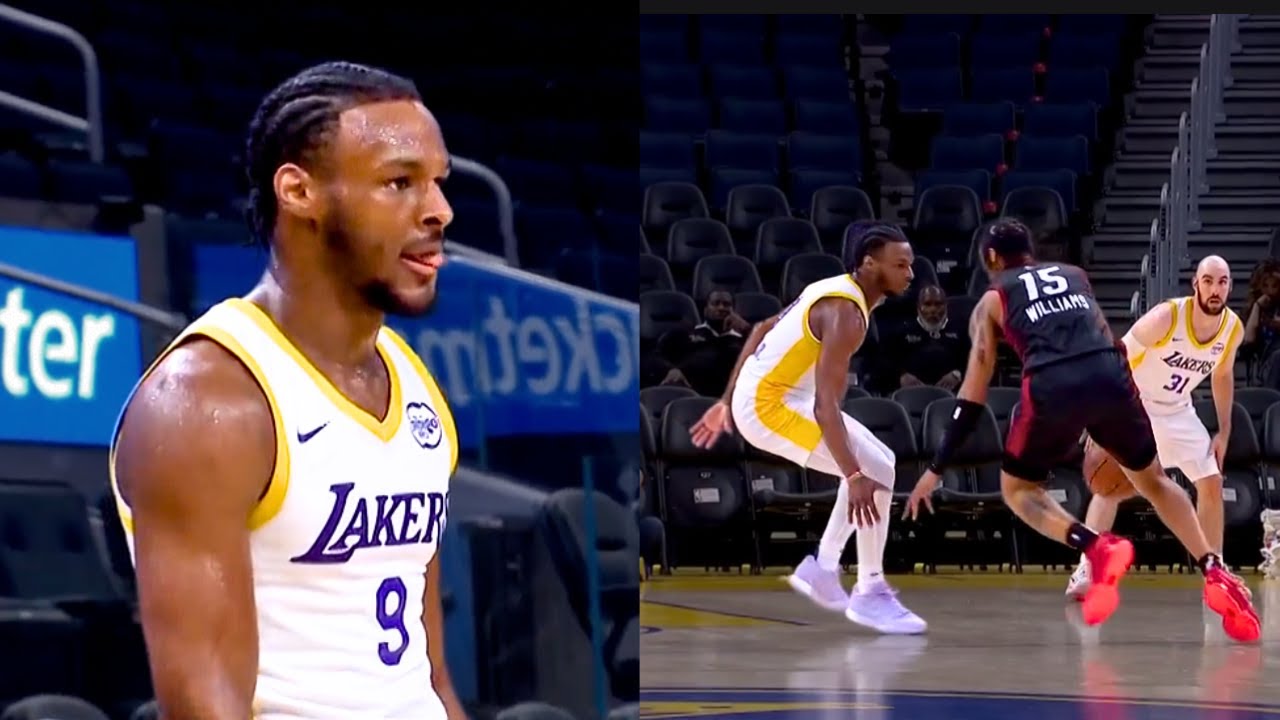 Bronny James ELITE Defense In Second Game For Lakers 🔥 l Full Plays