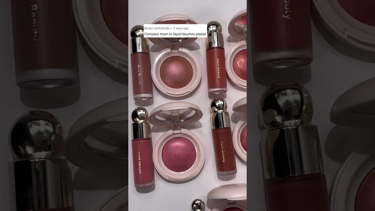 Rare Beauty blush comparison #shorts