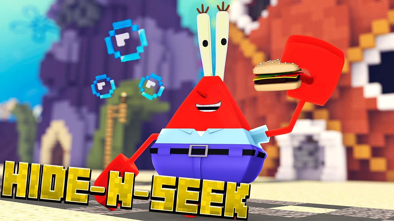 MR. KRABS KRABBY PATTY! Minecraft Spongebob HIDE N SEEK
