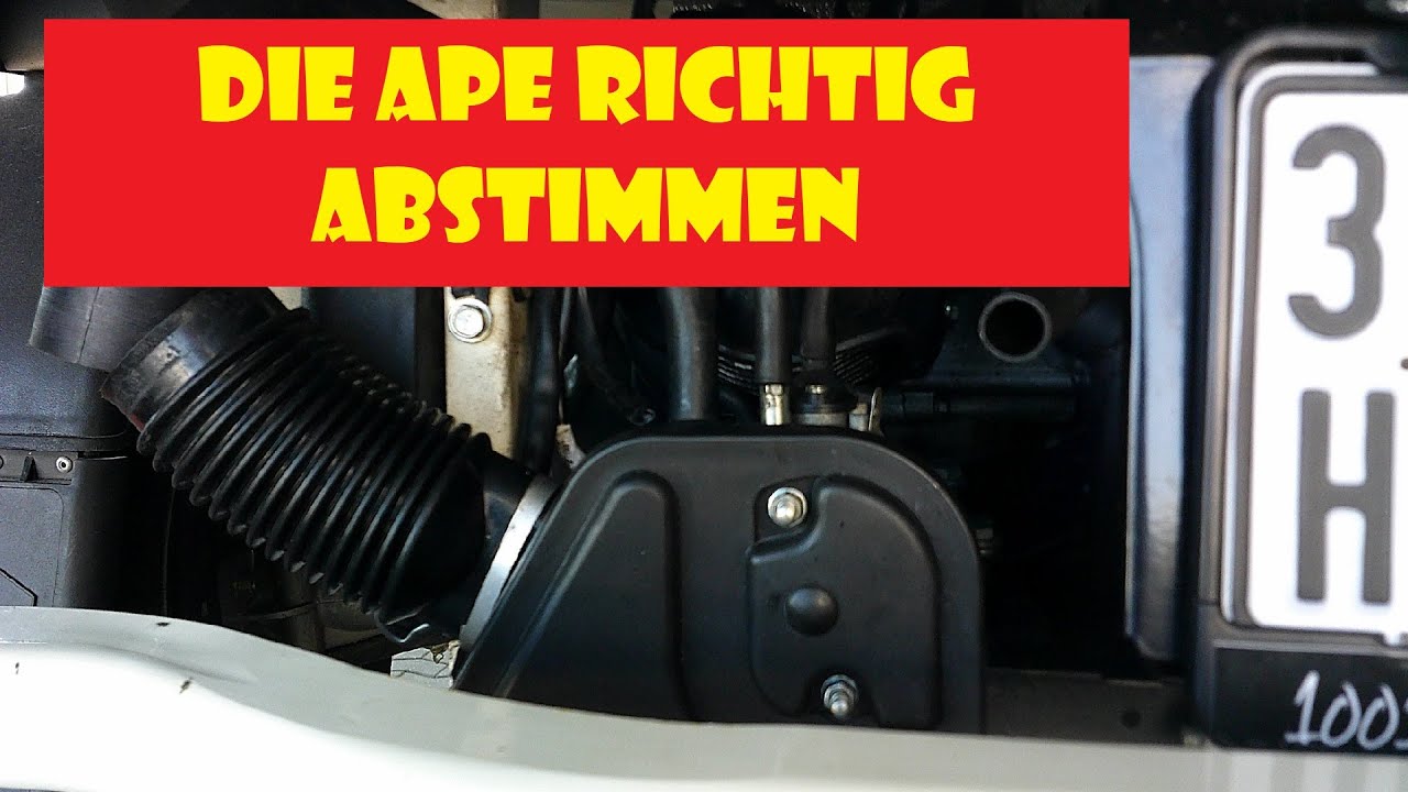 Piaggio Ape 50 Abstimmen @Ape Harry