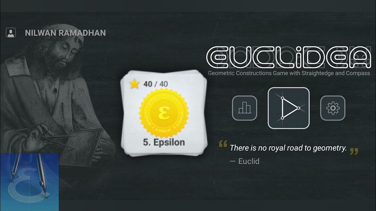 Euclidea - Epsilon - 3 Stars Solution