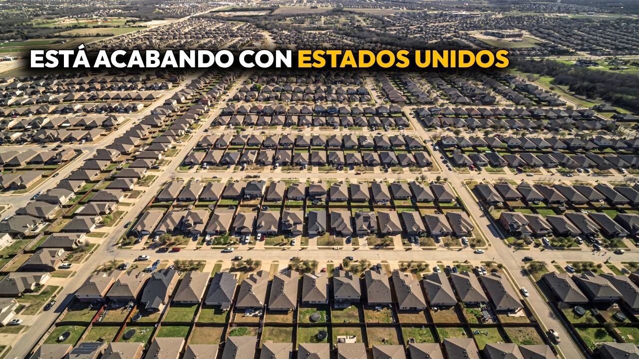 Estados Unidos se está quedando sin espacio (y la culpa es de sus casas)