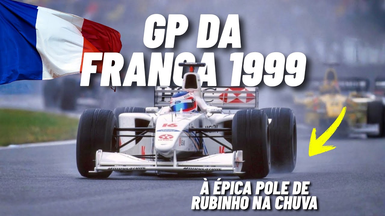 GP da França 1999 - Qualy e corrida/Globo (Chuva, Safety car e mais)