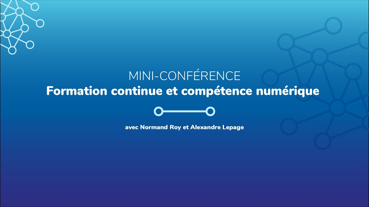 Formation continue et compétence numérique