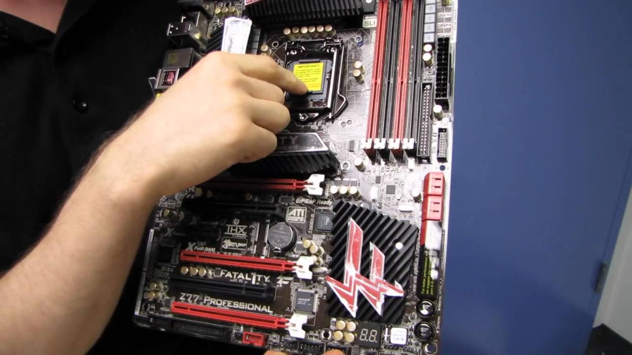 Asrock Fatal1ty Z77 Gaming Motherboard Unboxing & First Look Linus Tech Tips