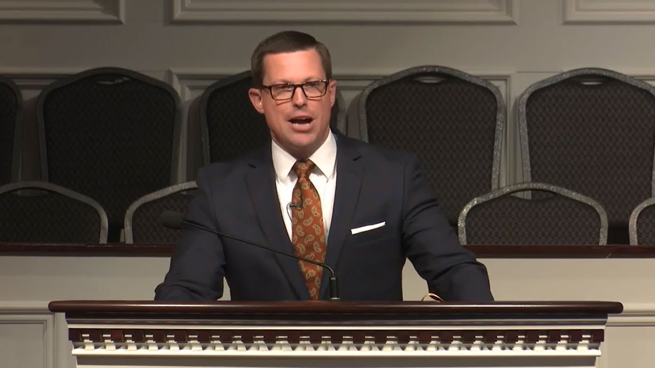 Bro. Justin Cooper preaching 