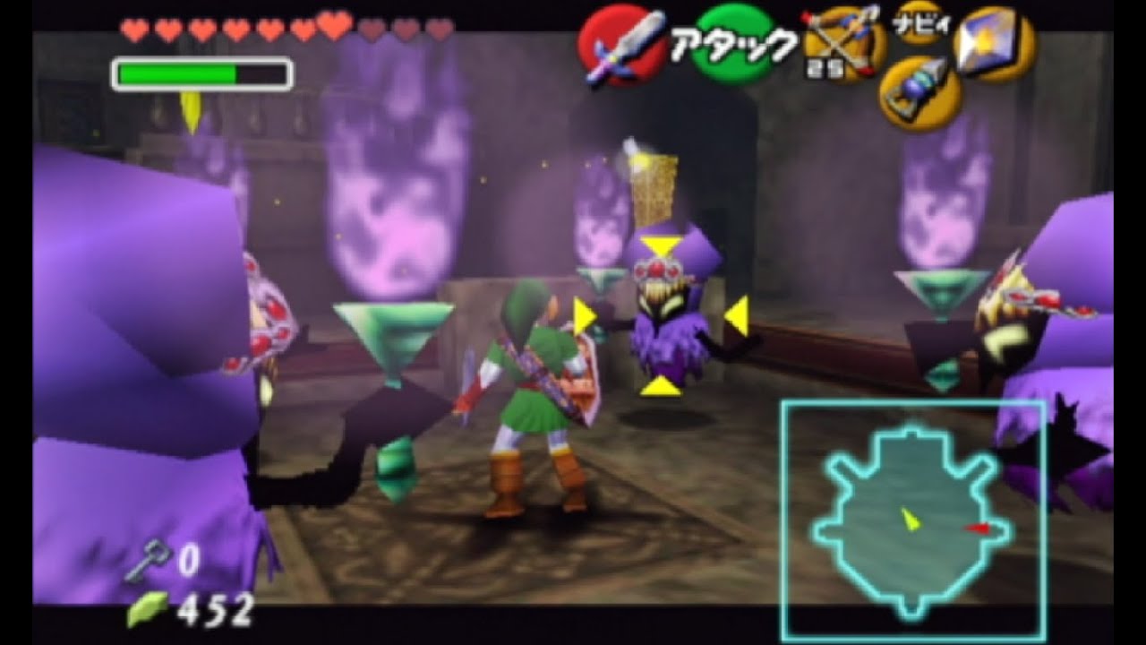 ３Dゼルダの金字塔 ゼルダの伝説 時のオカリナ part10「森の神殿その2　四姉妹の幽霊」
