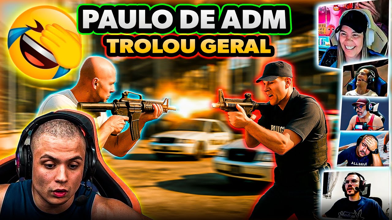 🤣com VISÃO dos STREAMER ficou MELHOR AINDA confere ( Gta RP )