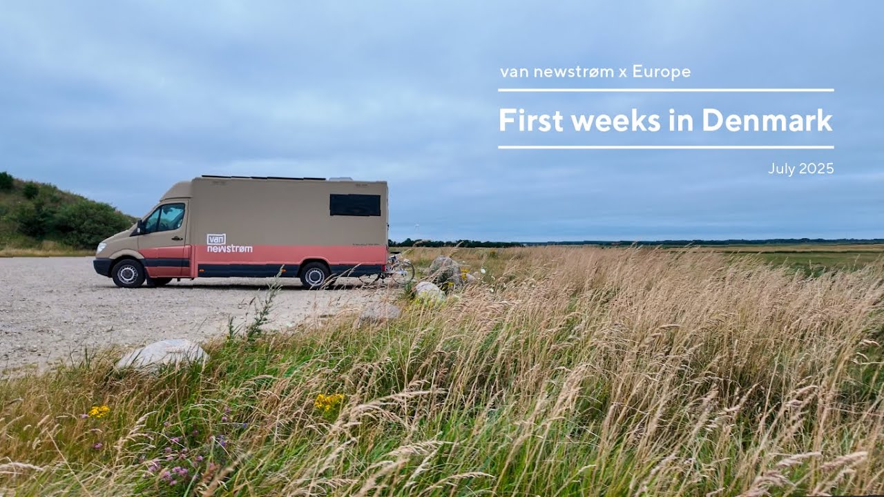 First weeks in our self build van travelling through Denmark.