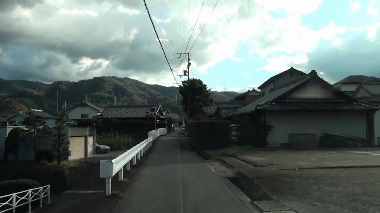 国道424号　【狭路区間】　【軒先酷道】　海南市沖野々・木津編