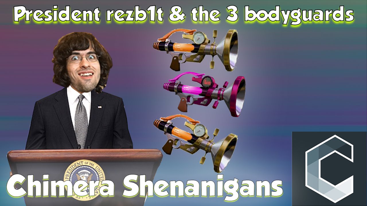 Splatoon - President rezb1t & The 3 Bodyguards! (Chimera Shenanigans)