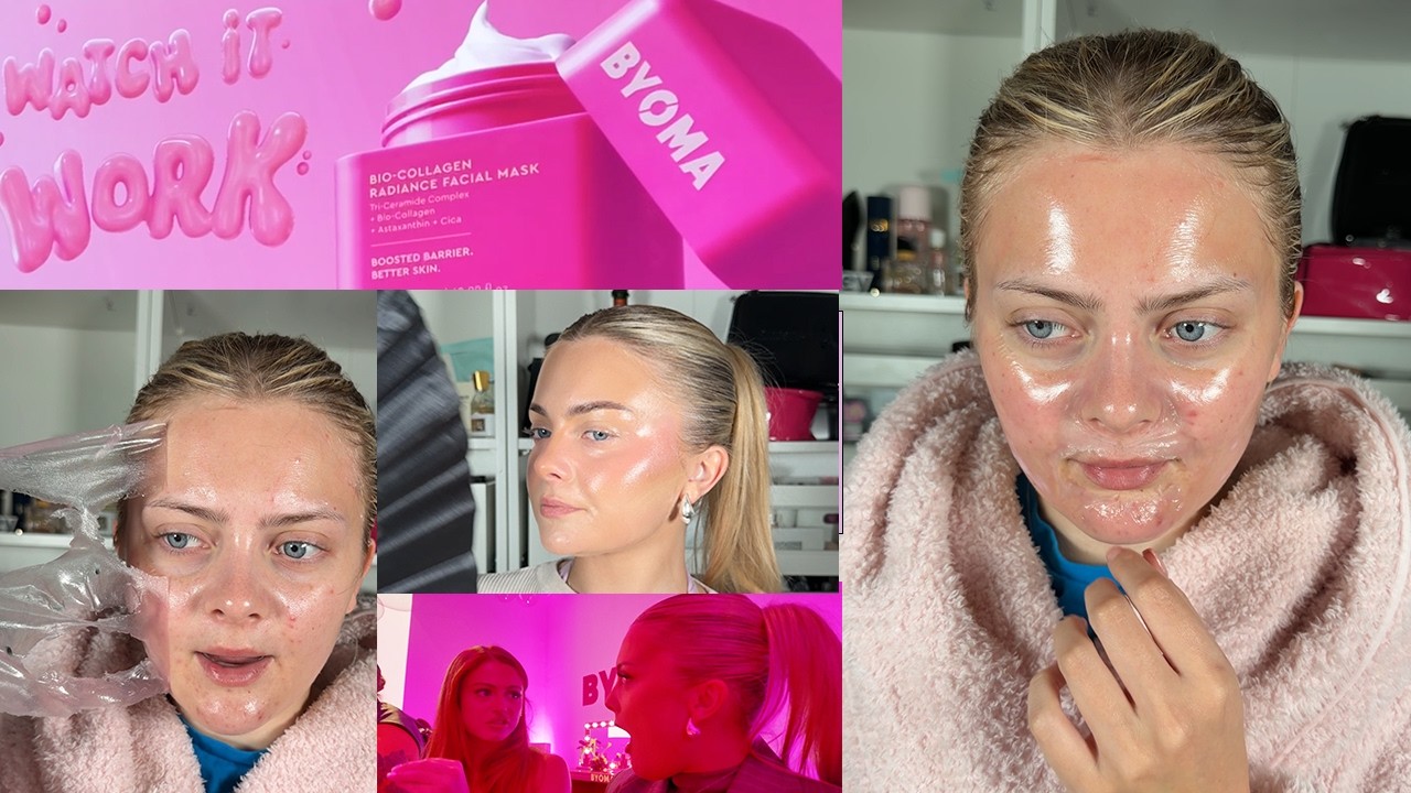 Glass Skin Mask Event Vlog with Byoma!