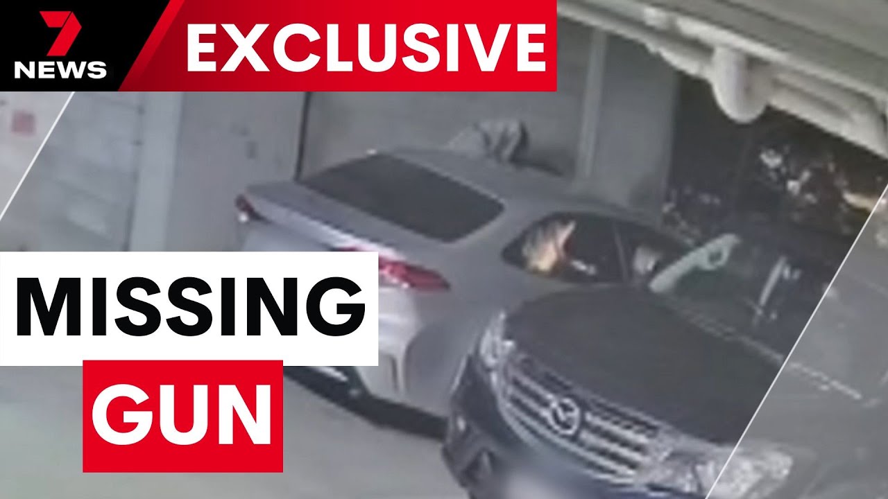 Two accused thieves arrested over stolen police gun | 7NEWS