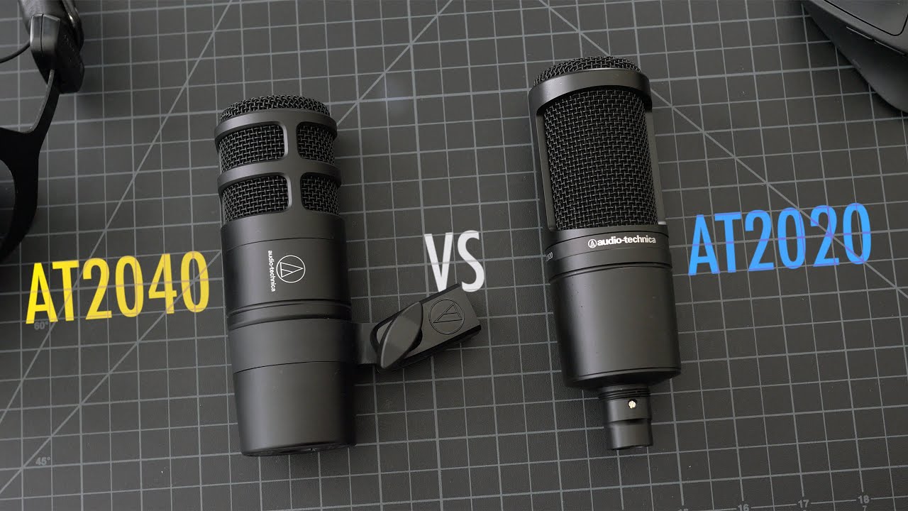 Audio Technica AT2020 vs. AT2040 | Condenser vs. Dynamic Mics