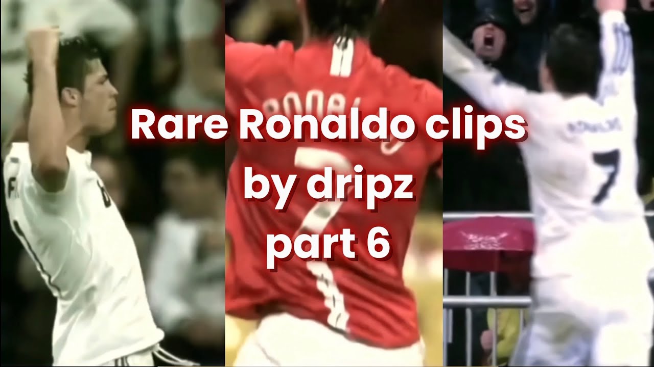 Rare Ronaldo Realmadrid & Manchester United clips🔥🐐