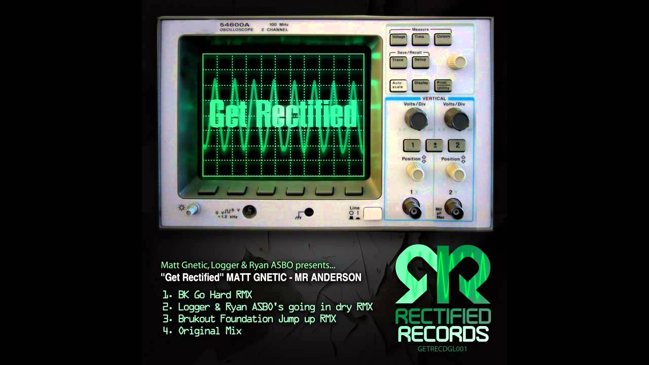 Matt Gnetic - Mr Anderson (Logger & Ryan ASBO Going In Dry Remix) [Rectified Records]