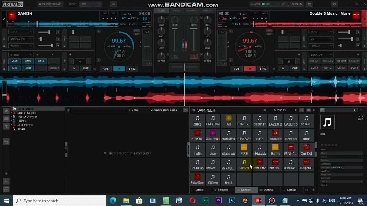 Virtual dj loop out trick mappers