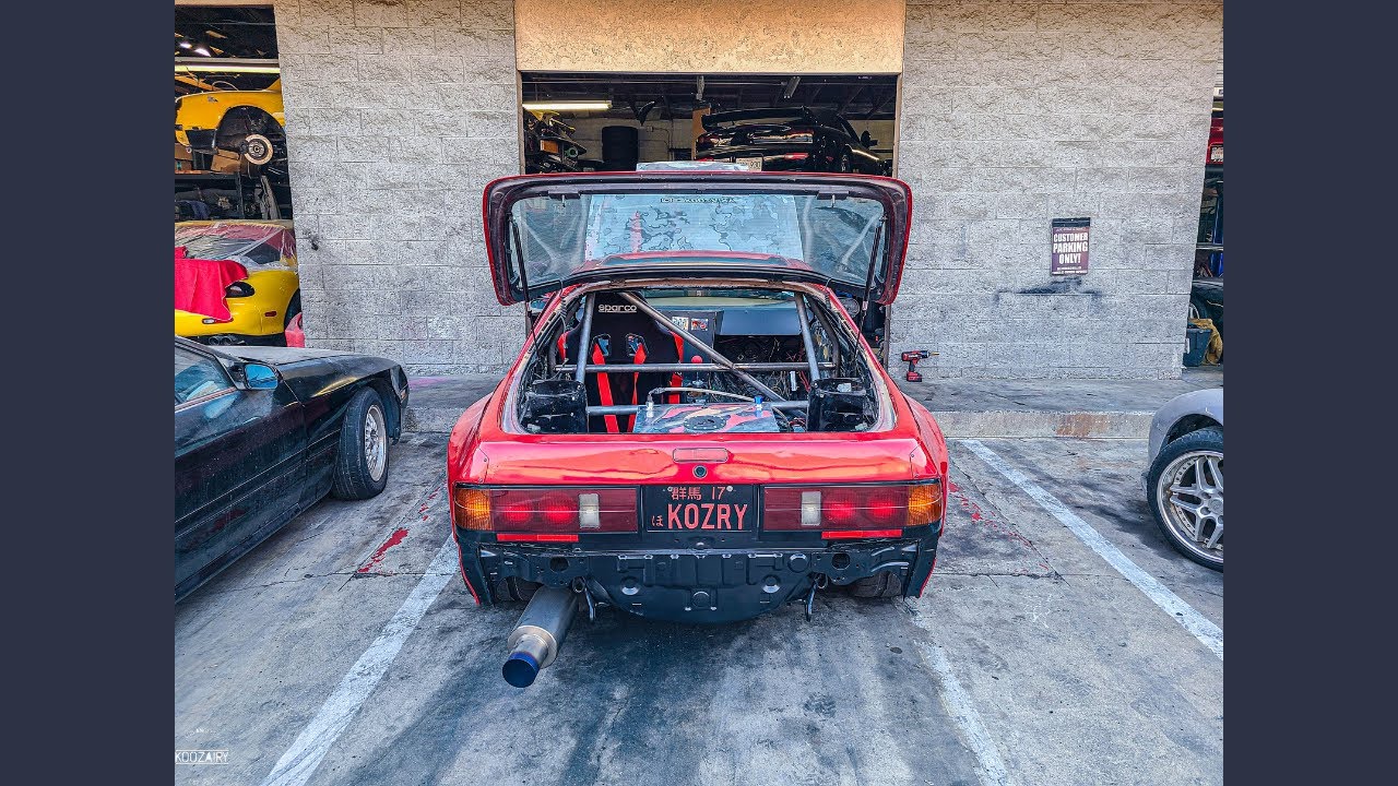 ROLL CAGE INSTALL ON FC RX7!
