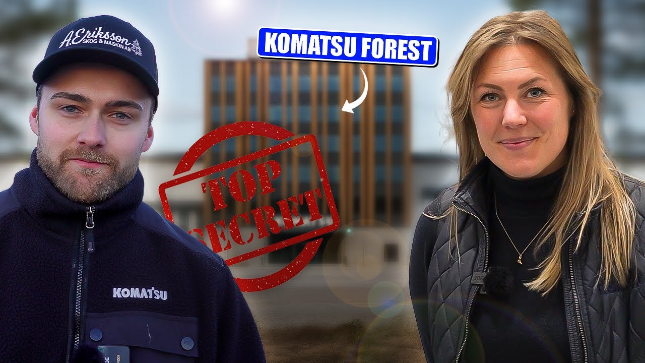 BESÖKER KOMATSUS NYA FABRIK - Så byggs en skogsmaskin 🌲🔧