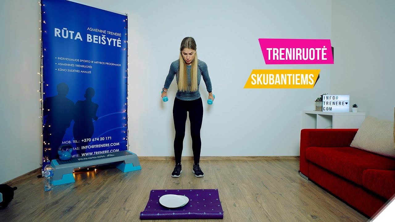 Namų treniruotė su Rūta 21'Balandis - #3 treniruotė skubantiems