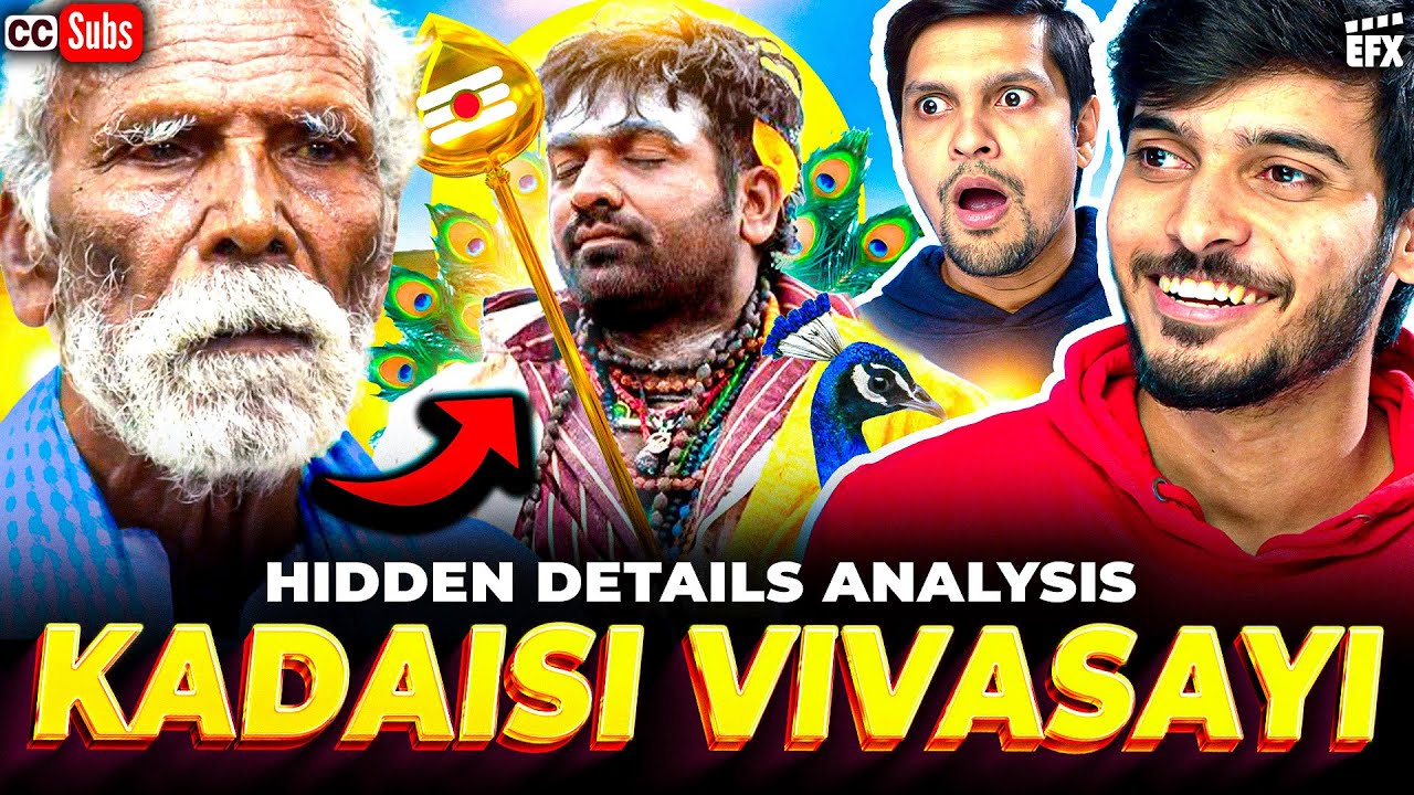 We Failed Kadaisi Vivasayi 🤯🥵 Nallandi | Manikandan | Vijay Sethupathi | CC SUBS | EFX Reacts