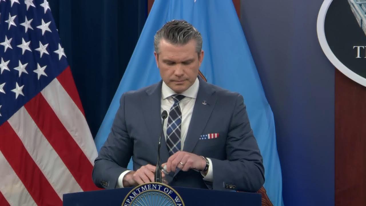 Iran war update with Secretary of Defense Pete Hegseth and Chairman of the Joint Chiefs of Staff