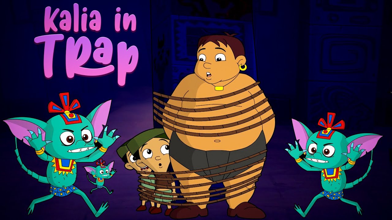 Kalia Ustaad in Trap | Chhota Bheem Cartoons for Kids in Hindi | YouTube Funny Videos