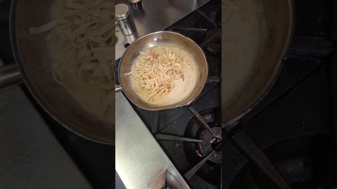 Ted Makes Shrimp Alfredo