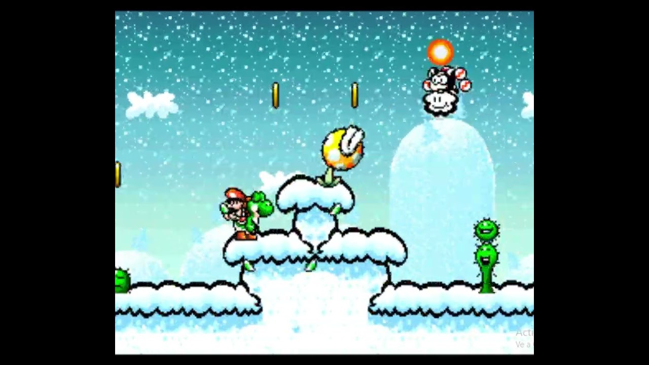 LONGPLAYS - (SNES) - #13 - Super Mario World 2 Yoshi's Island 2/2