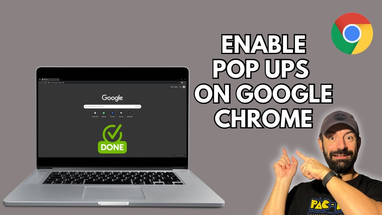 How to enable pop-ups on Google Chrome browser