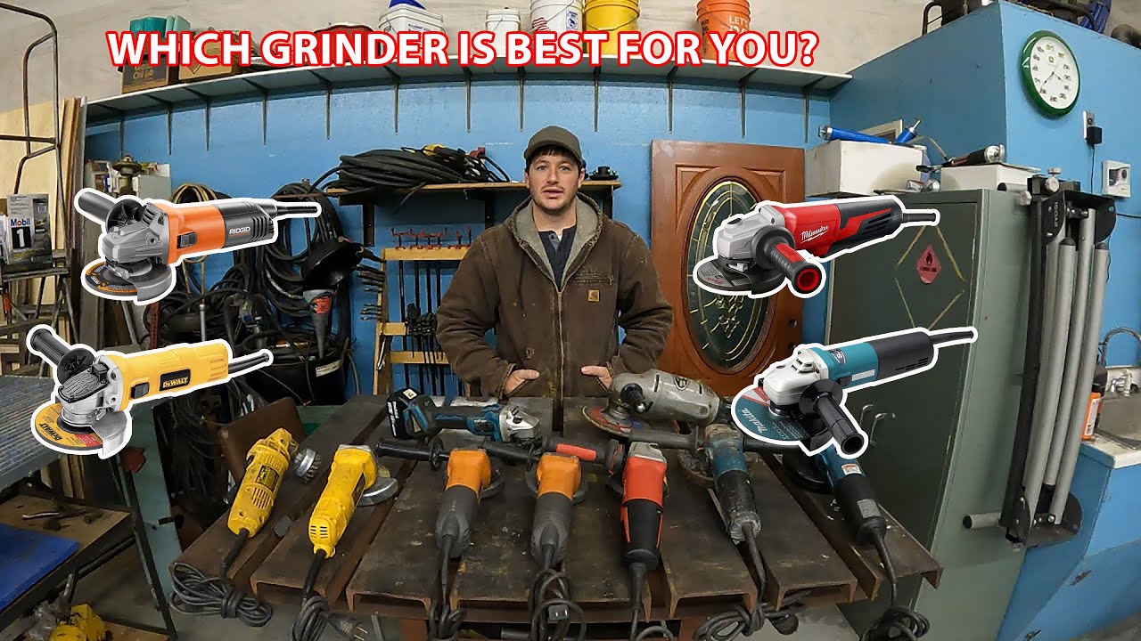 REVIEWING POPULAR ANGLE GRINDERS BRANDS DEWALT, MAKITA, RIDGID AND MILWAUKEE! WHICH IS THE BEST!?!