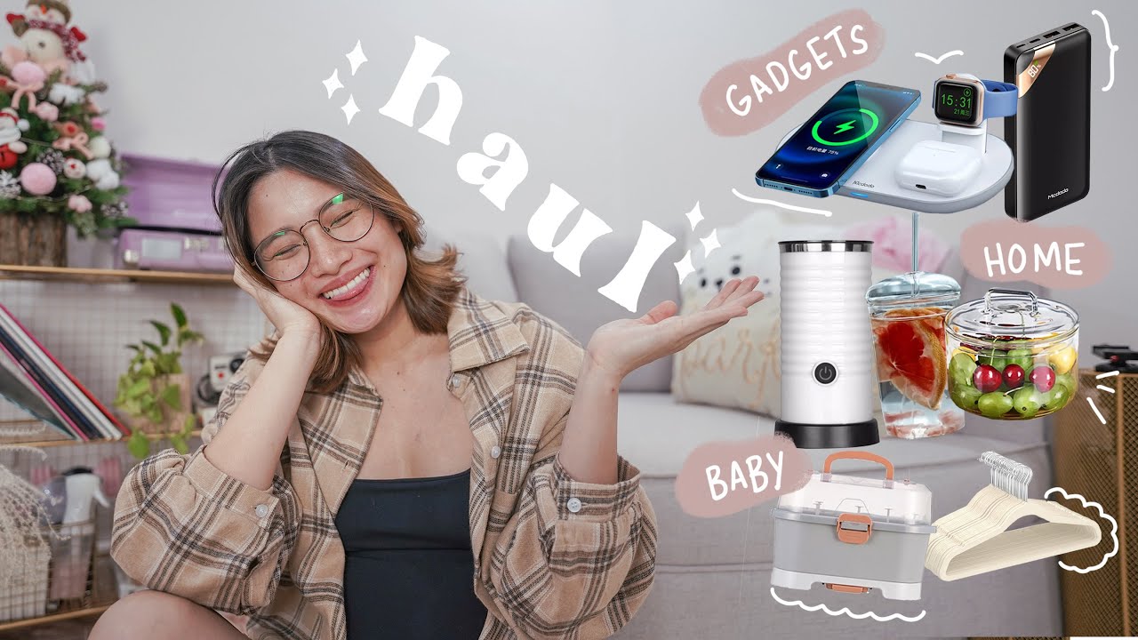 HAUL: Gadgets, Milk Frother, Kitchen & Baby Stuff | Angel Yeo
