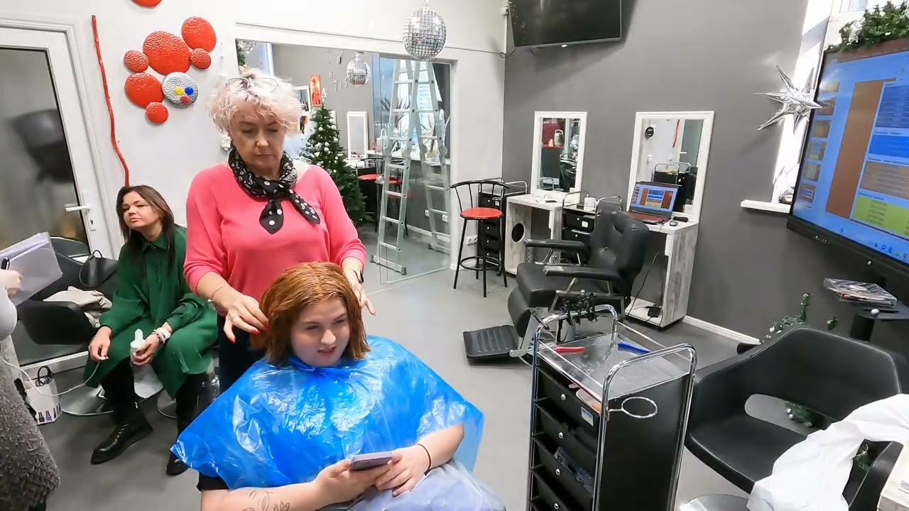 Seminaras ,,Iš blondo į natūralią,, 🙉Kosmosėlis🙈.  Nerealiai daug informacijos.Praktika II