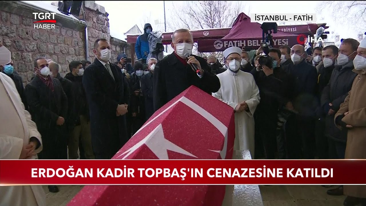 Cumhurbaşkanı Erdoğan Kadir Topbaş'ın Cenazesine Katıldı