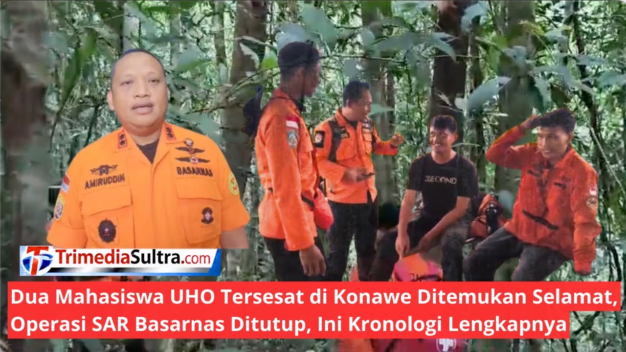 Breaking News| Viral! Dua Mahasiswa Geologi UHO Hilang Saat Kuliah Lapangan, Akhirnya Selamat #news