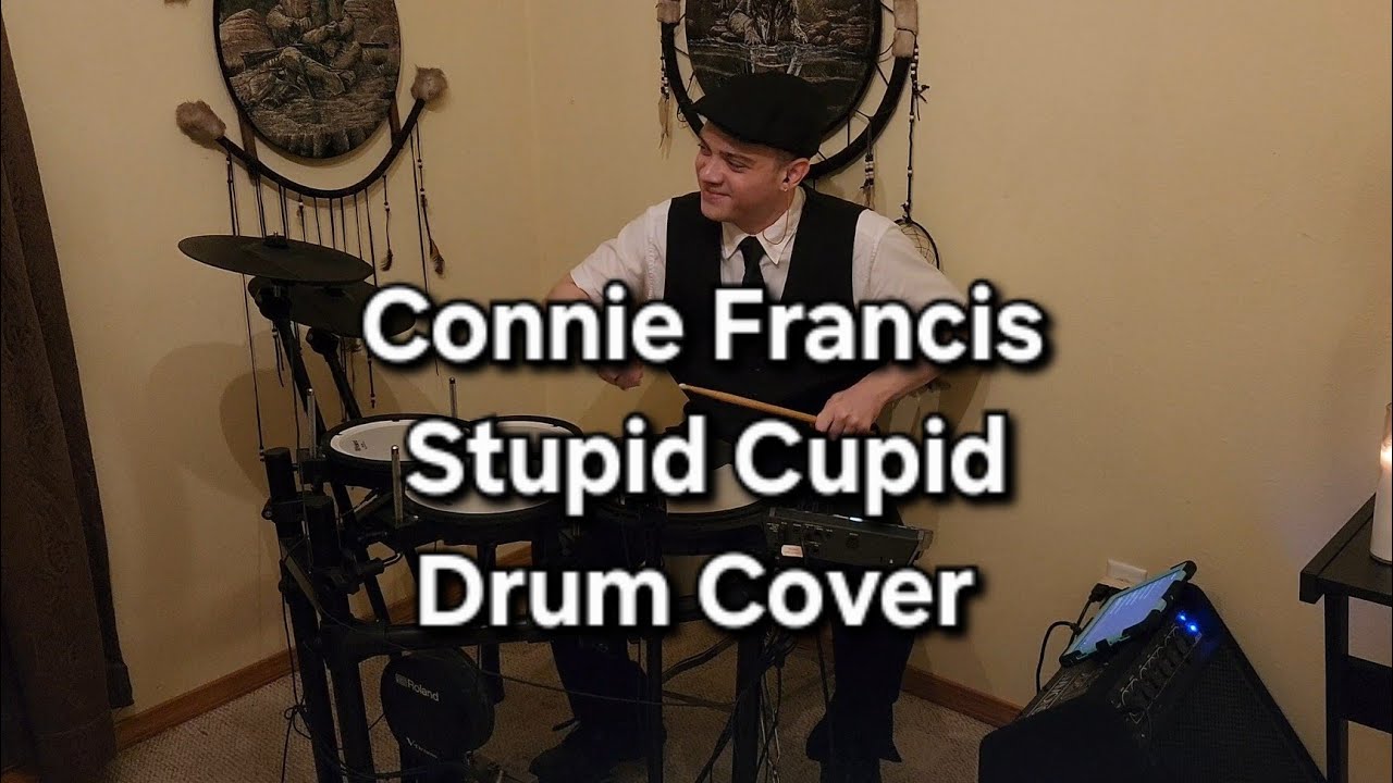 Connie Francis Stupid Cupid Drum Cover 