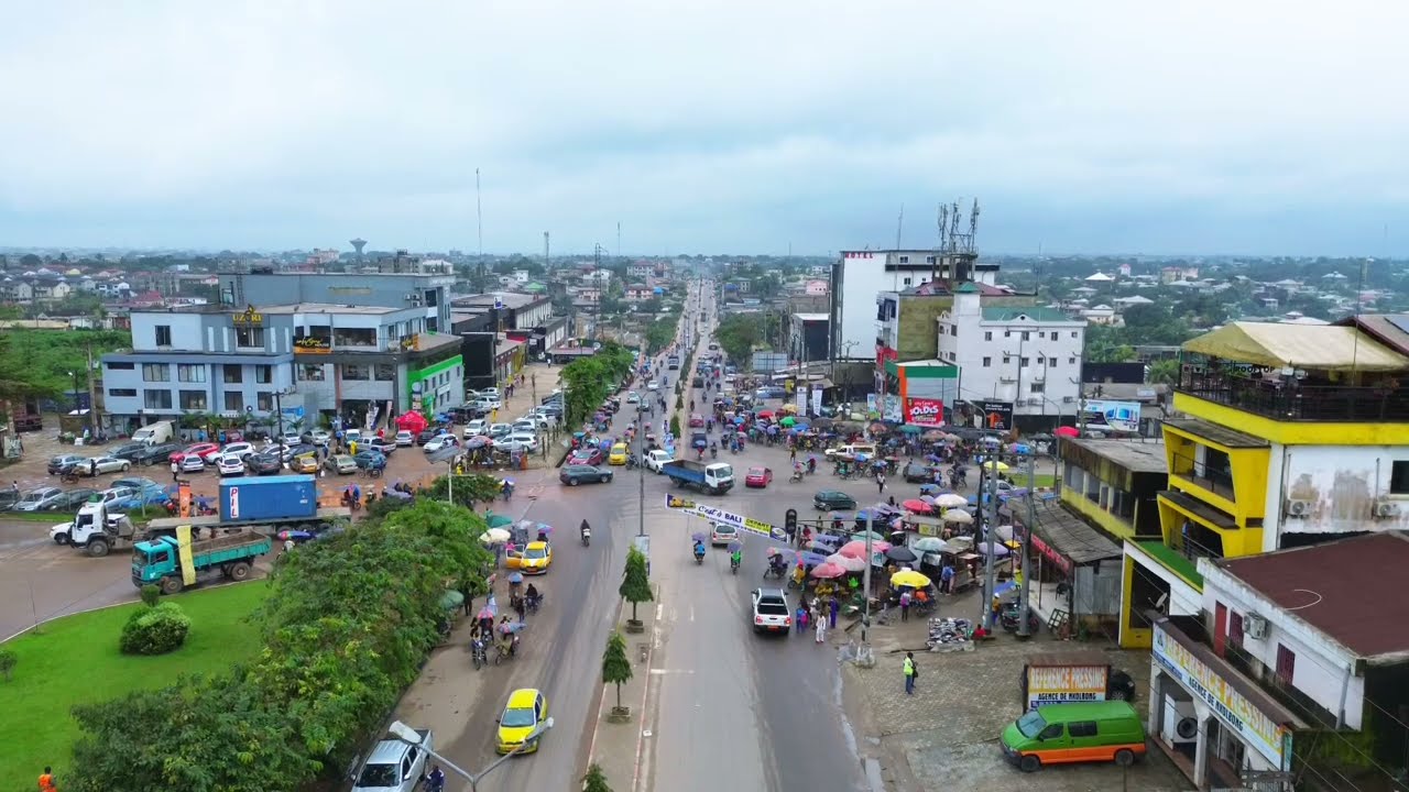 DRONE CAMEROUN - DOUALA Route de Yassa, Douala III (Nkolmbong)