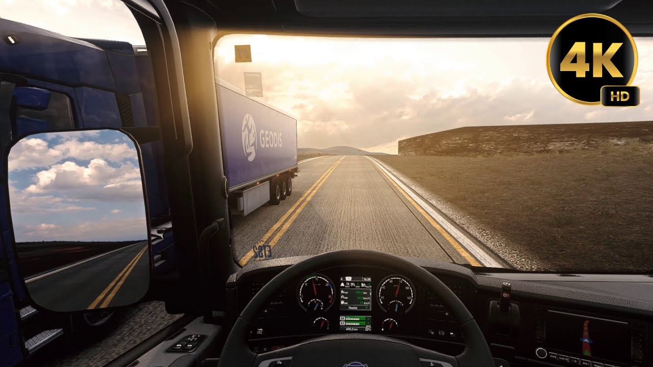 This ETS2 Drive Looks Almost REAL | 4K Ultra Realism