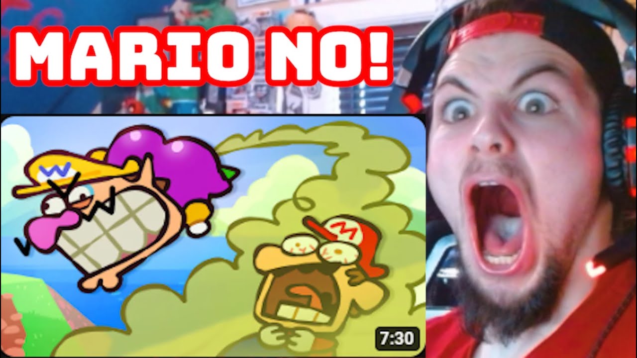 WARIO vs THE MOVIES - Ultimate SUPER MARIO Cartoon REACTION!!! THE MOST CURSED MARIO MOVIE!!!