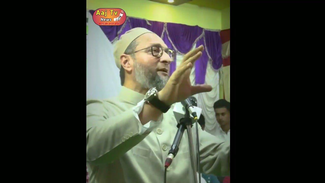 Asaduddin Owaisi speech election 2022 aajtv news