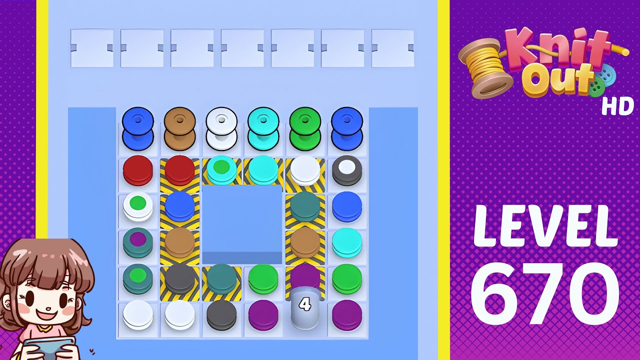 Knit Out Level 670 Solution Walkthrough