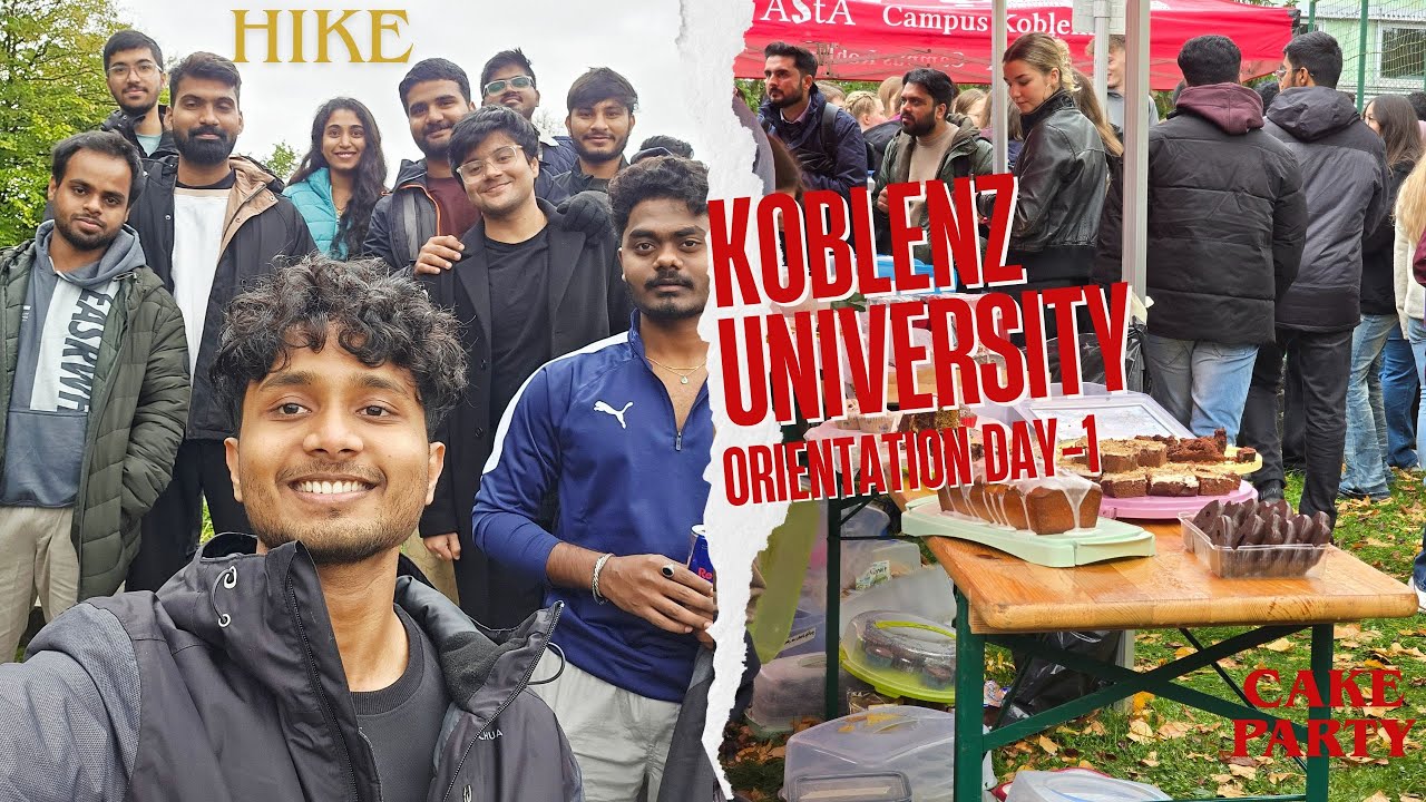 Germany లో Orientation Day లో ఏం జరిగిందంటే... 🤯 | First Time Meeting Germans | Telugu Vlog