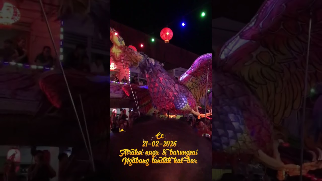 Atraksi barongsai & naga, Ngabang landak kal-bar