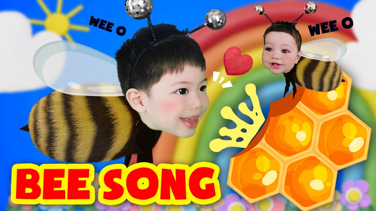 The Bee Song - Yum Yum Yum Number Song | Kids Song | Super Simple Songs | Nursery Rhymes