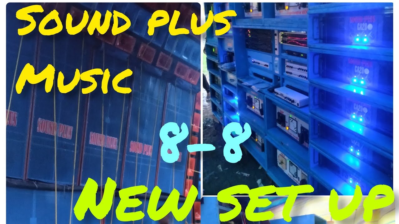 sound plus music   # karalda  new set up 8 bass  8 mid.