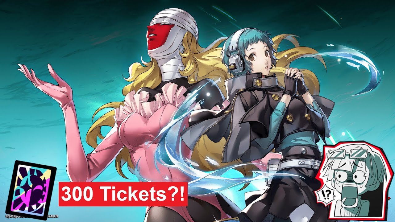 Spending 300+ Tickets for A6R6 Fuuka - Persona 5: The Phantom X