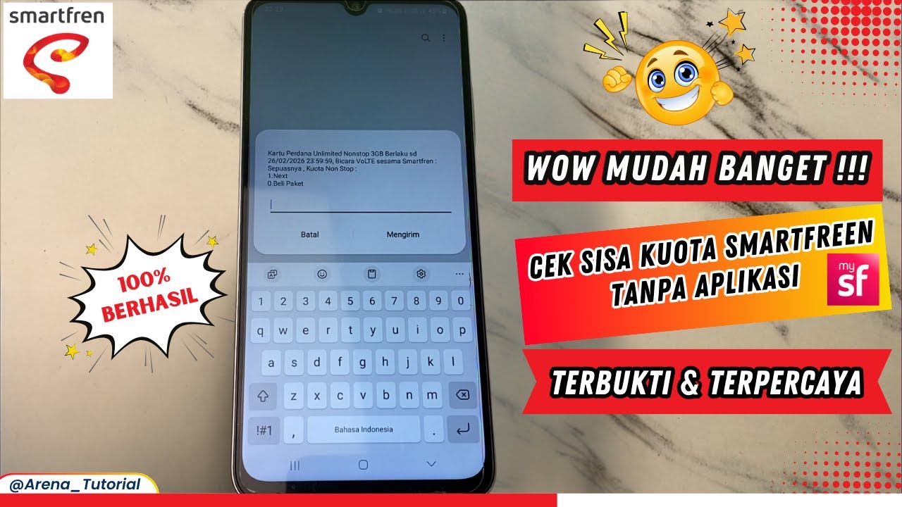 Cara Cek Sisa Kuota Smartfren Tanpa Aplikasi